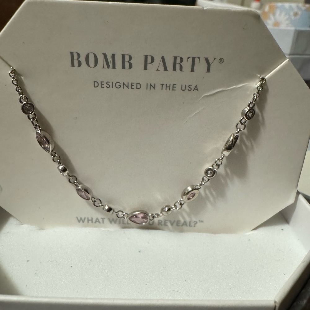 Sterling Rose Quartz Necklace